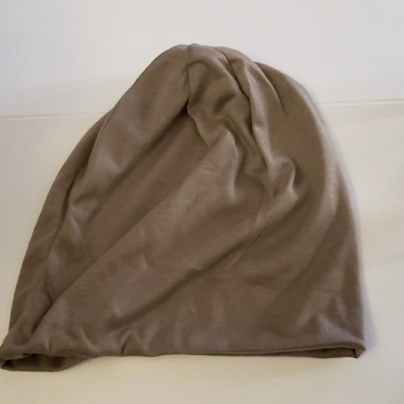 ZLYC Cotton Blend Double Layer Slouchy Beanie Skull Cap in Coffee - Picture 3 of 5